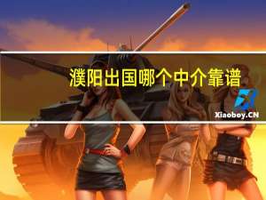 濮阳出国哪个中介靠谱