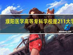 濮阳医学高等专科学校是211大学吗