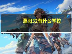濮阳3 2有什么学校