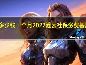 灌云社保多少钱一个月　2022灌云社保缴费基数及比例一览表