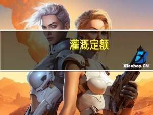 灌溉定额（灌溉定额）