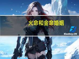火命和金命婚姻