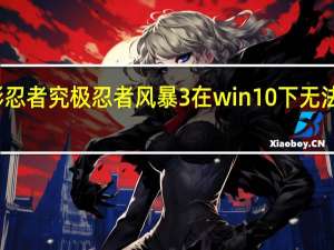 火影忍者究极忍者风暴3在win10下无法使用手柄