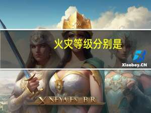 火灾等级分别是