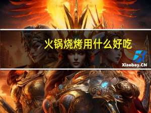 火锅烧烤用什么好吃