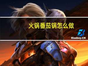 火锅番茄锅怎么做