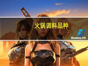 火锅调料品种