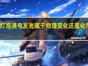 灯泡通电发光属于物理变化还是化学变化