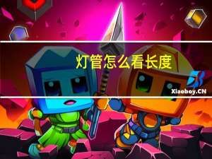 灯管怎么看长度