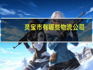 灵宝市有哪些物流公司