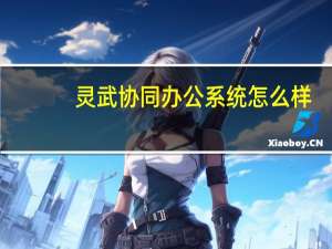 灵武协同办公系统怎么样