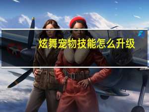 炫舞宠物技能怎么升级