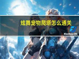 炫舞宠物爬塔怎么通关