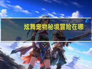 炫舞宠物秘境冒险在哪