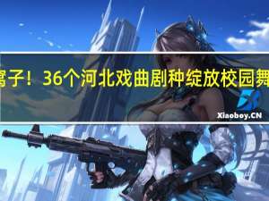 点亮北方戏窝子！36个河北戏曲剧种绽放校园舞台 到底什么情况嘞