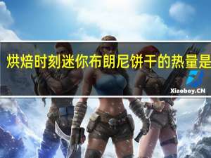 烘焙时刻 迷你布朗尼饼干的热量是多少