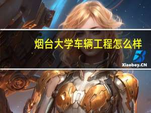烟台大学车辆工程怎么样