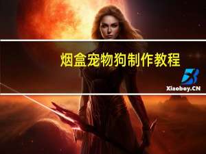 烟盒宠物狗制作教程