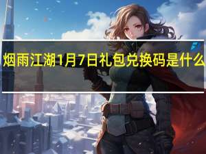 烟雨江湖1月7日礼包兑换码是什么 2022.1月7日礼包激活码分享