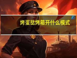 烤蛋挞烤箱开什么模式