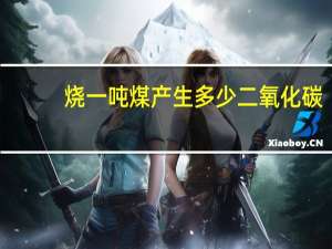 烧一吨煤产生多少二氧化碳