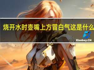 烧开水时壶嘴上方冒白气这是什么现象