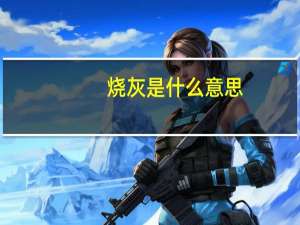 烧灰是什么意思