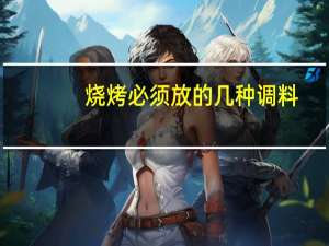 烧烤必须放的几种调料