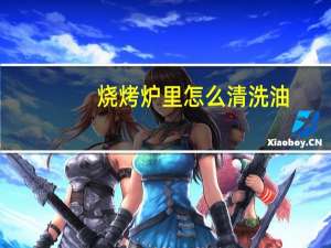 烧烤炉里怎么清洗油