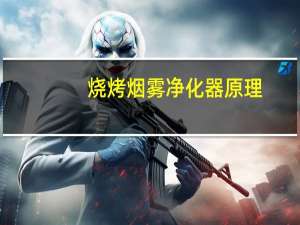 烧烤烟雾净化器原理