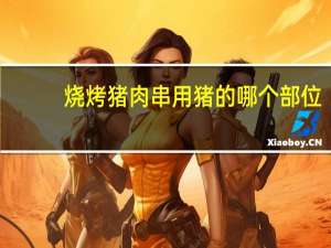 烧烤猪肉串用猪的哪个部位
