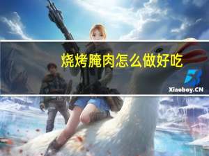 烧烤腌肉怎么做好吃