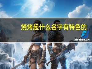 烧烤起什么名字有特色的
