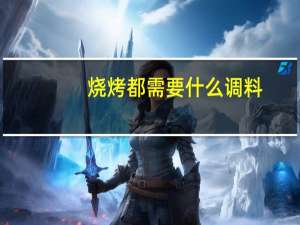 烧烤都需要什么调料