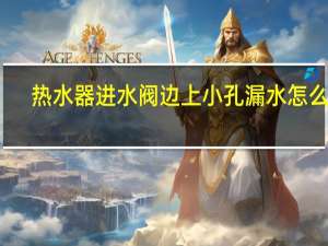热水器进水阀边上小孔漏水怎么办