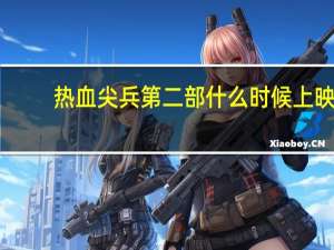 热血尖兵第二部什么时候上映