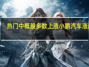 热门中概股多数上涨 小鹏汽车涨超6%