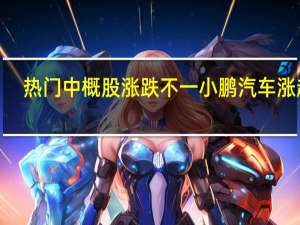 热门中概股涨跌不一 小鹏汽车涨超7%