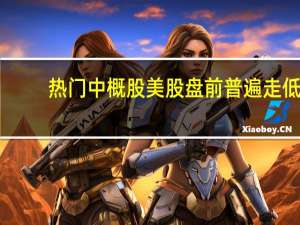 热门中概股美股盘前普遍走低