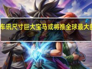 热门车讯尺寸巨大 宝马或将推全球最大的轿跑SUV