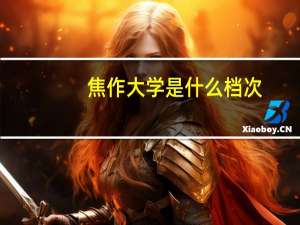 焦作大学是什么档次