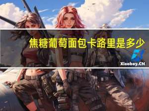 焦糖葡萄面包卡路里是多少