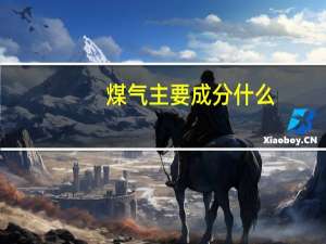 煤气主要成分什么