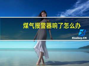 煤气报警器响了怎么办