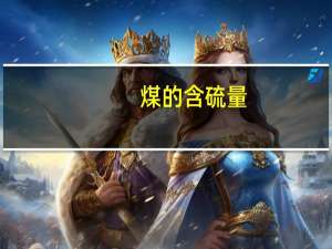 煤的含硫量
