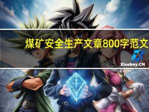 煤矿安全生产文章800字范文（煤矿安全生产小文章）