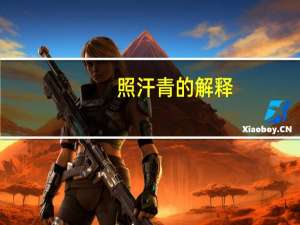 照汗青的解释