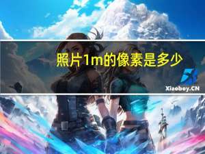照片1m的像素是多少（图片1m是多少像素）