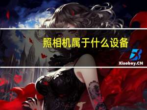 照相机属于什么设备