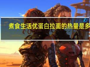 煮食生活 优蛋白拉面的热量是多少
